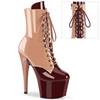 Pleaser - ADORE1020DC Bottes de plateforme, Pole dance chaussures - Crème/Bordeaux rouge Product image
